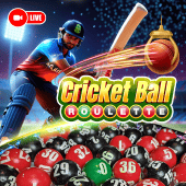 Cricket Ball Roulette wheel artwork